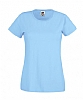 Camiseta Original Lady Fit Fruit Of The Loom - Color Azul Cielo